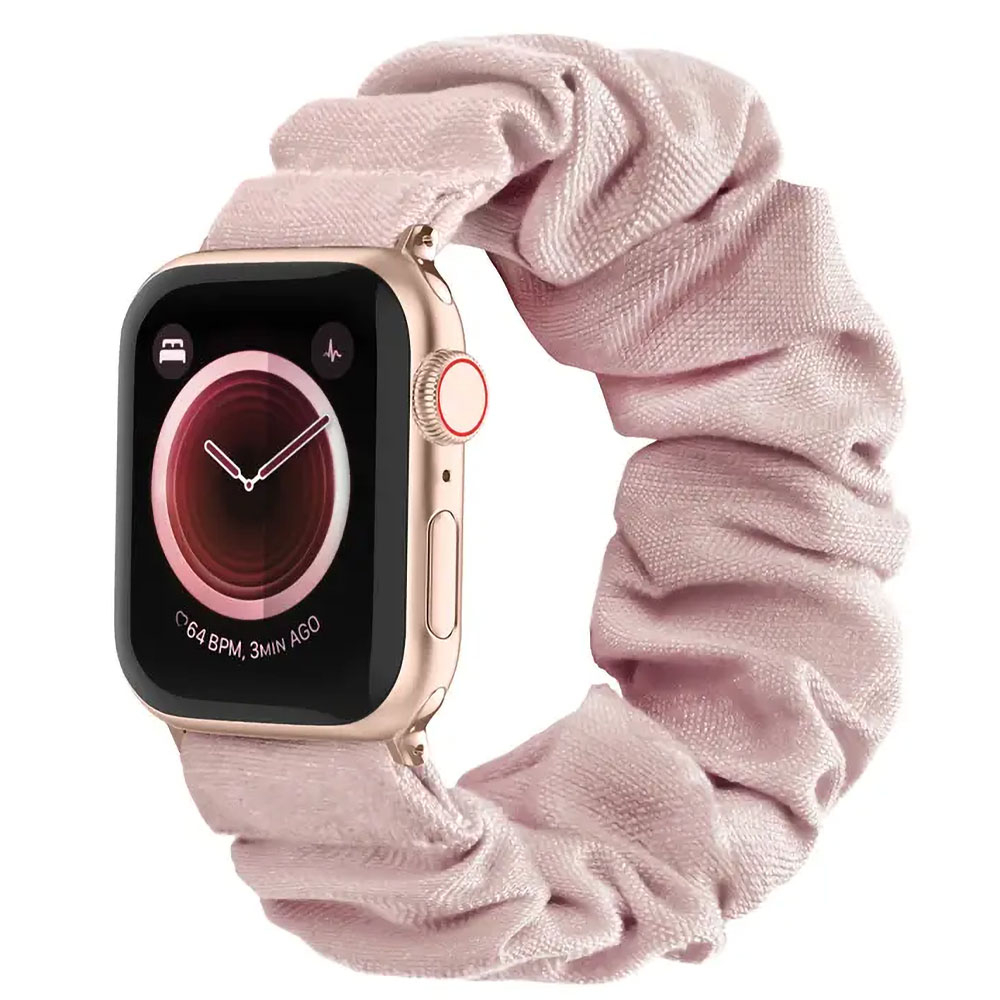 Rose Gold Apple Watch Scrunchie szövet szíj