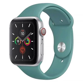 Borókazöld Apple Watch szilikon szíj