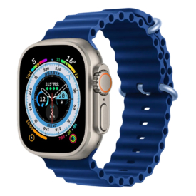 Párizsi kék Apple Watch óceán szilikon szíj