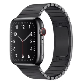 Éjfekete Apple Watch Steel Strap fém szíj