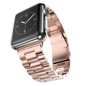 Rose Gold Apple Watch Steel Fit fém szíj