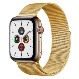 Aranysárga Apple Watch Milánói fém szíj