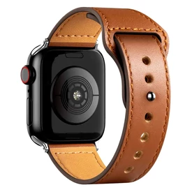 Gesztenyebarna Apple Watch Simple bőr szíj