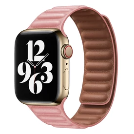 Rose Gold Apple Watch Leather Band mágneses bőr szíj