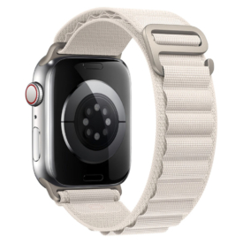 Nikkelszürke Apple Watch alpesi szövet szíj