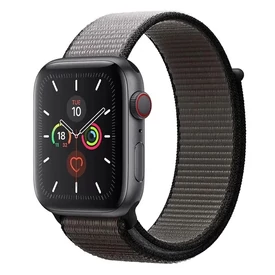 Grafitszürke Apple Watch tépőzáras szövet szíj