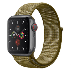 Military zöld Apple Watch tépőzáras szövet szíj