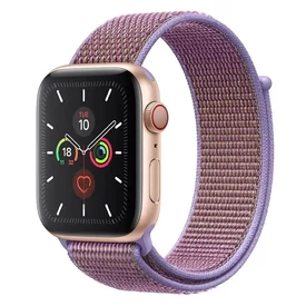 Indigólila Apple Watch tépőzáras szövet szíj