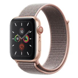 Antracit-rózsaszín Apple Watch tépőzáras szövet szíj
