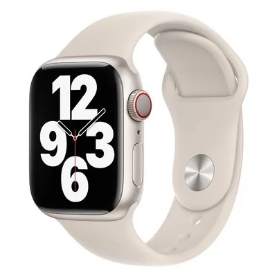 Bahama-bézs Apple Watch szilikon szíj