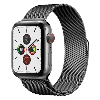 Gránitszürke Apple Watch Milánói fém szíj
