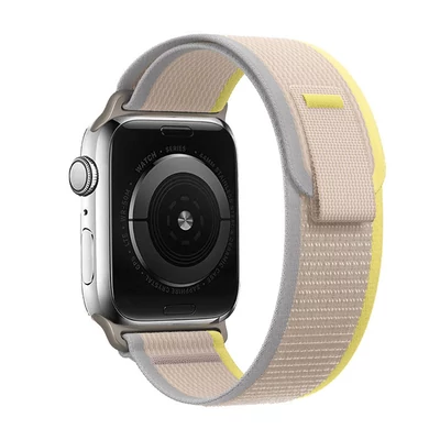Nikkelszürke Apple Watch terep szövet szíj