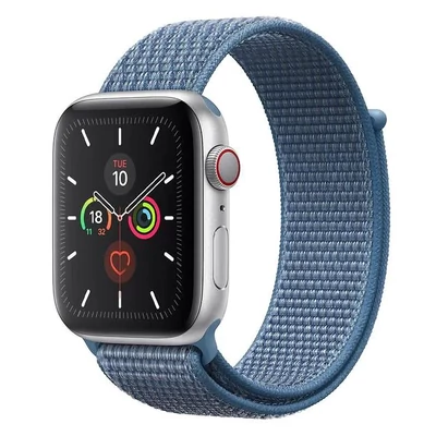 Damaszkuszi kék Apple Watch tépőzáras szövet szíj