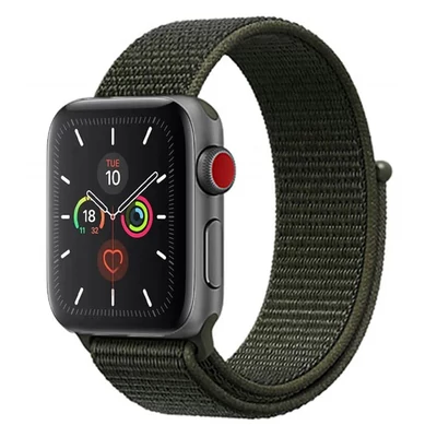 Terepzöld Apple Watch tépőzáras szövet szíj