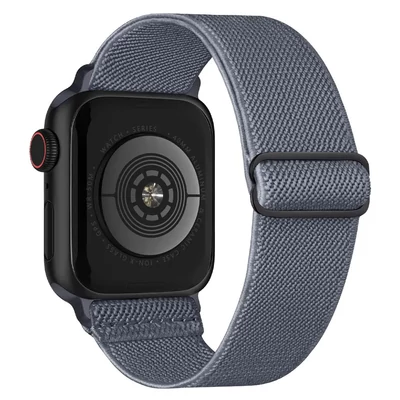 Brit kék Apple Watch rugalmas szövet szíj