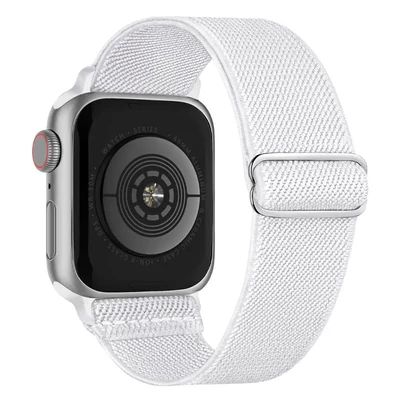 Gyémántfehér Apple Watch rugalmas szövet szíj