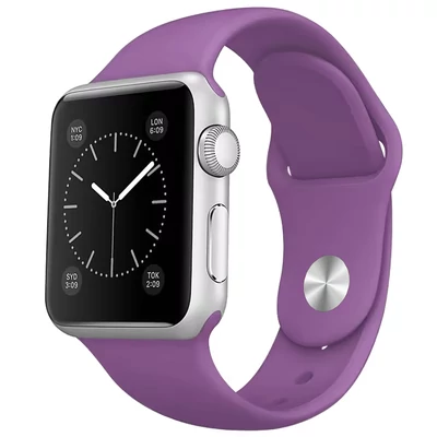 Padlizsán lila szilikon szíj