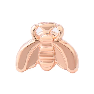 Szegecsdísz - rose gold szkarabeusz 