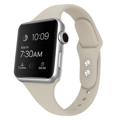 Bahama bézs slim szilikon szíj