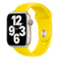 Kép 1/5 - Banánsárga Apple Watch szilikon szíj