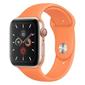 Kép 1/5 - Baracksárga Apple Watch szilikon szíj