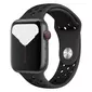 Kép 1/5 - Éjfekete Apple Watch szilikon sport szíj