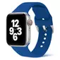 Kép 1/5 - Párizsi kék Apple Watch csatos szilikon szíj