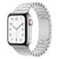 Kép 1/4 - Ezüstszürke Apple Watch Steel Strap fém szíj