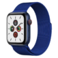 Kép 1/5 - Párizsi kék Apple Watch Milánói fém szíj