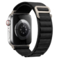 Kép 1/5 - Éjfekete Apple Watch alpesi szövet szíj