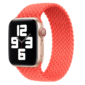 Kép 1/5 - Korallpiros Apple Watch fonott szövet szíj