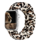 Kép 1/5 - Párducmintás Apple Watch Scrunchie szövet szíj