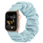 Kép 1/5 - Azúrkék Apple Watch Scrunchie szövet szíj