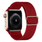 Kép 1/5 - Cseresznyepiros Apple Watch rugalmas szövet szíj