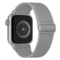Kép 1/5 - Hamuszürke Apple Watch rugalmas szövet szíj