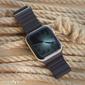 Kép 4/6 - Éjfekete Leather Loop mágneses bőr szíj