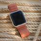 Kép 5/5 - Gesztenyebarna Leather Band mágneses bőr szíj