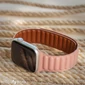 Kép 3/5 - Rose Gold Leather Band mágneses bőr szíj