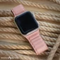 Kép 5/5 - Rose Gold Leather Band mágneses bőr szíj